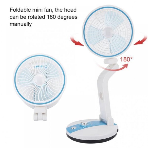 Multifunction Rechargeable Folding Fan with Light