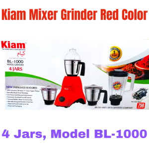 Kiam 4 in 1 Mixer Grinder 750 Watt BL-1000